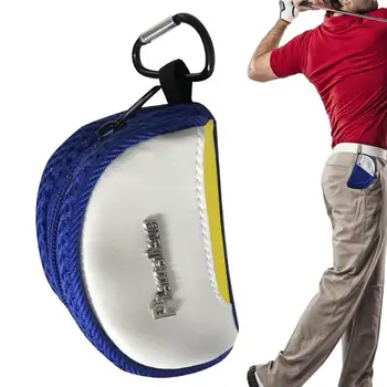 Чанта за топка за голф Чанта За топка за голф Чанта С поясным колан с цип Джоб За съхранение на Тениски и Топки за голф Преносим Топка за голф
