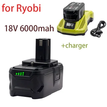 Ryobi18V 6000 mah безжичен взаимозаменяеми електроинструменти с литиево-йонна батерия за подмяна на електрически инструменти BPL1820 P108 P109 P106 RB18L50