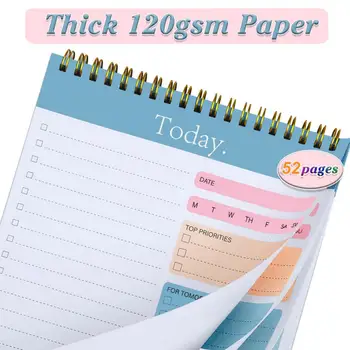 Planner Notebook Coil Лесно Page Turning Notepad Smooth Writing Notebook тетрадки за училище