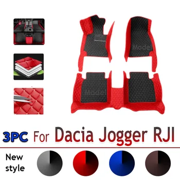 За Dacia Jogger RJI 2021 2022 2023 Автомобилни Постелки Кожени Постелки За Пода Tapete De Carro Автомобилни Аксесоари, Интериорен Гоблен